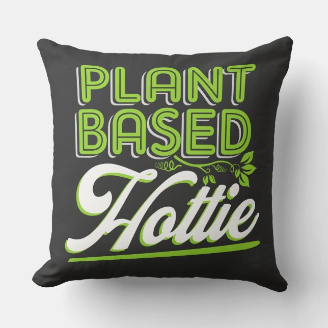 Plant Based Hottie Tank Top Cushion (Front)