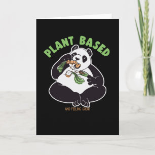 PLANT BASED PANDA CARD