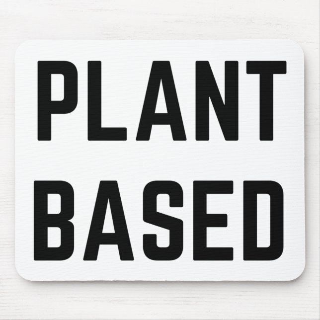 Plant Based Vegan Mouse Pad (Front)