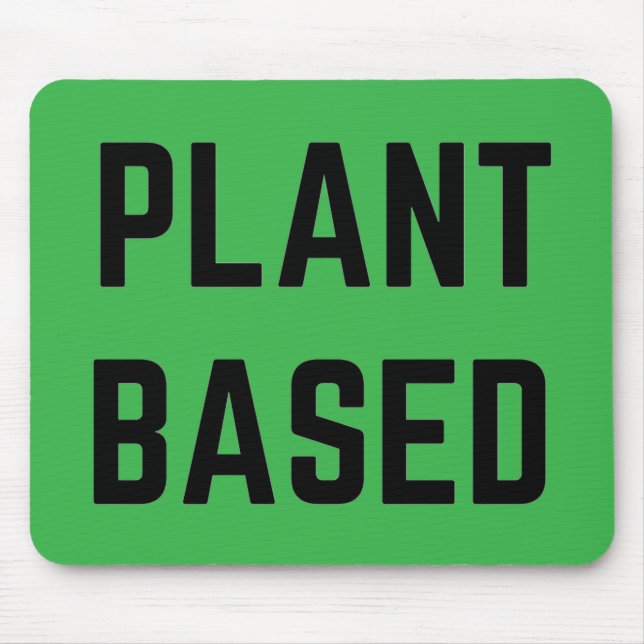 Plant Based Vegan Mouse Pad (Front)