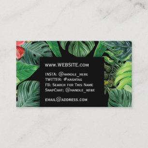 Plant Caretaker Green Professional Executive Business Card