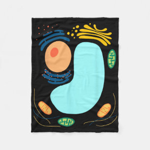 Plant Cell Simple Funny Quick Lazy Halloween Party Fleece Blanket