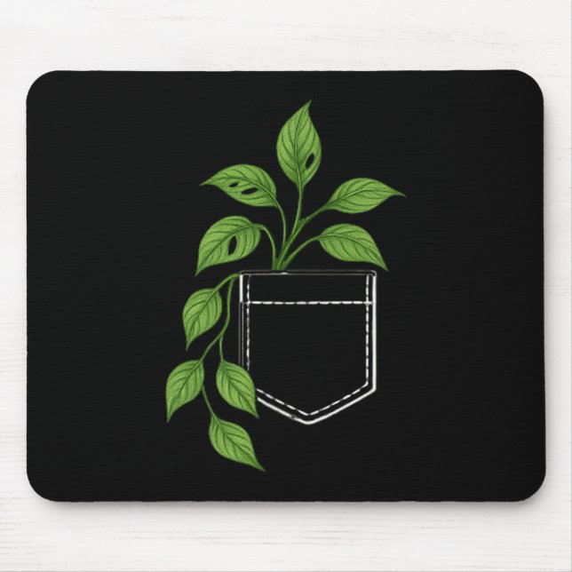 Plant Dad Plant Moms, House Plan Gardener Grow Tho Mouse Pad (Front)