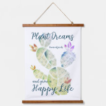 Plant Dreams Hanging Tapestry