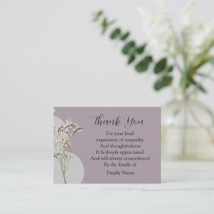 Plant Flower Thank You Card