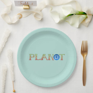 Plant for Our Planet Paper Plate