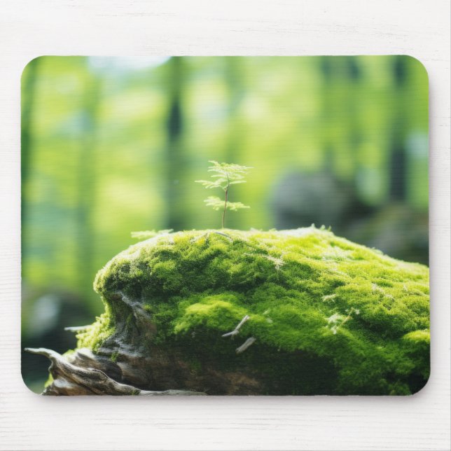 Plant Forest Nature Serene Tranquil  Mouse Pad (Front)