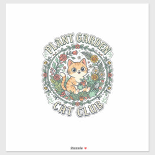 Plant Garden Cat Funny Cat Lover Design - Plant Ga