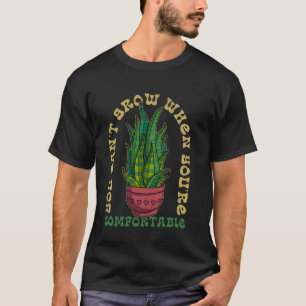 Plant gardening Dracaena trifasciata flower leaf f T-Shirt
