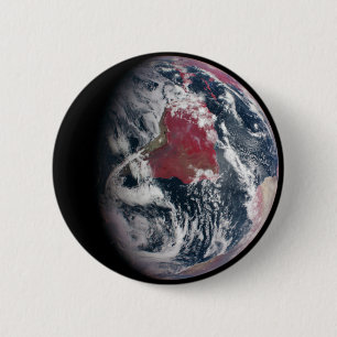 Plant Growth On Planet Earth. 6 Cm Round Badge
