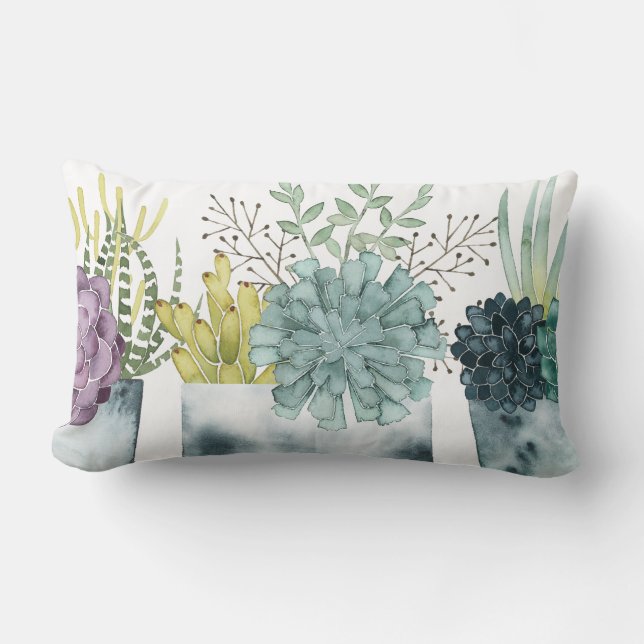 Plant Happiness Collection Lumbar Cushion (Front)