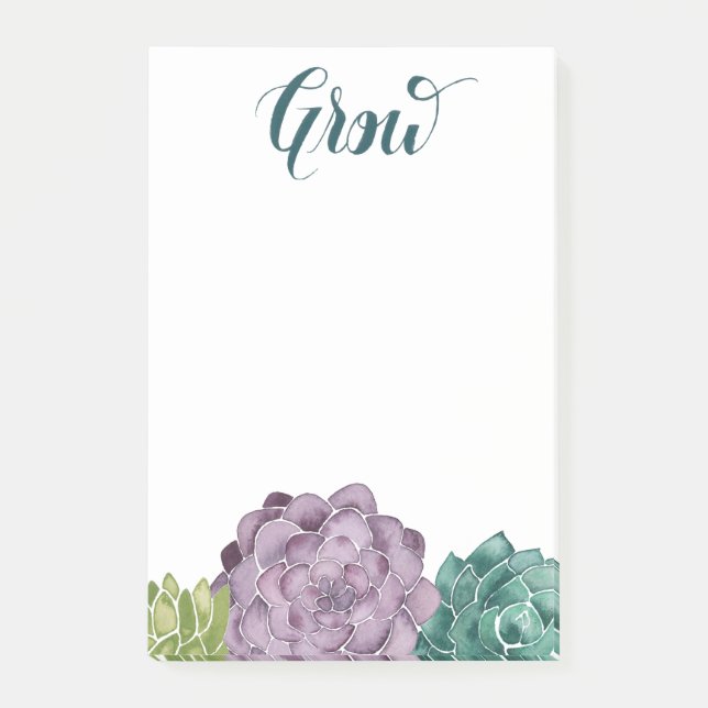 Plant Happiness | Grow Harvest Love Post-it Notes (Front)