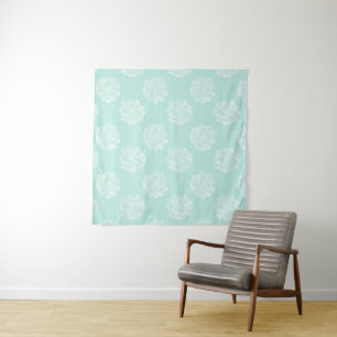 Plant Happiness   Pastel Succulent Pattern Tapestry