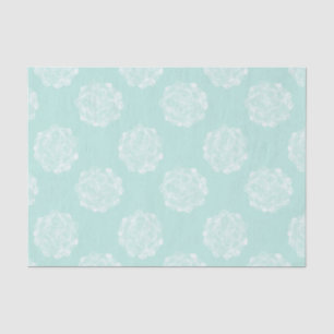 Plant Happiness   Pastel Succulent Pattern Tissue Paper