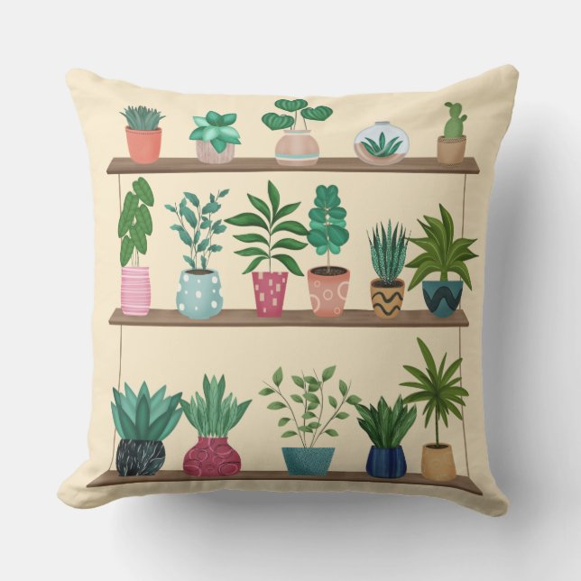 Plant Happy Cushion (Front)