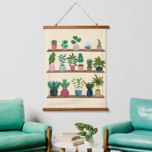 Plant Happy Hanging Tapestry