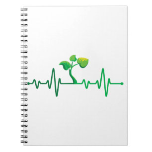 Plant Heartbeat - Botany Botanist Gardening Plant Notebook