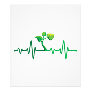 Plant Heartbeat - Botany Botanist Gardening Plant Photo Print