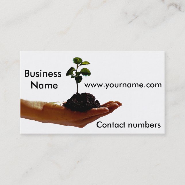 Plant Image for Business Card (Front)