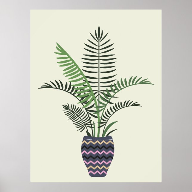 Plant in Decorative Vase Poster (Front)