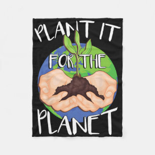 Plant It For The Planet Fleece Blanket