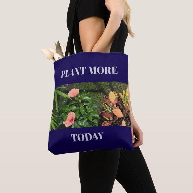 PLANT JOY TOTE BAG (Close Up)