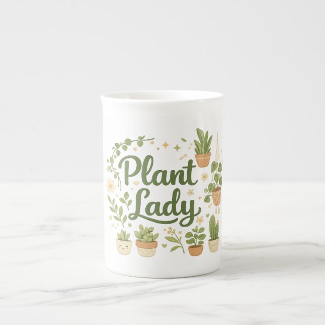  Plant Lady Botanical Coffee Mug  (Front)
