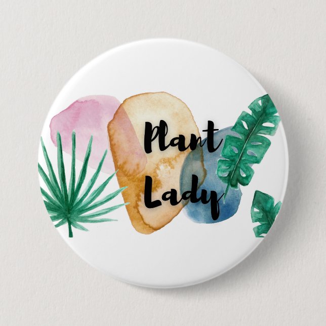 Plant Lady button (Front)