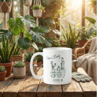 Plant Lady Cactus Succulent Gardening Lover Name