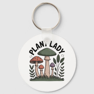 Plant Lady Key Ring