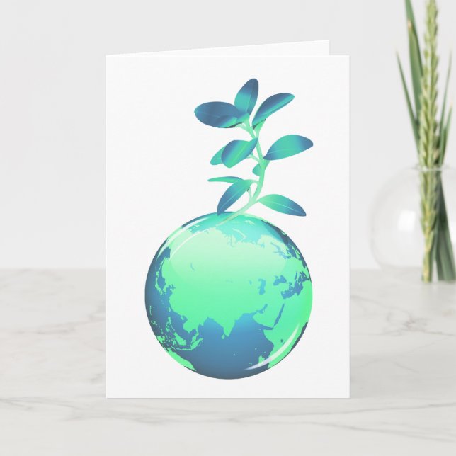 Plant Life Greeting Card (Front)