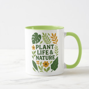Plant Life & Nature – Botanical Design Mug