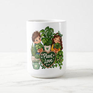 Plant Love Cute Plant Lover Gardening Design Coffee Mug