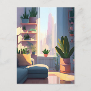 Plant Lover Apartment, Postcrossing Postcard