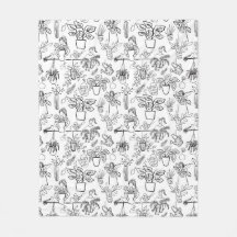 Plant Lover Gift Blanket Personalised