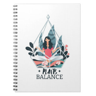 Plant Lover Plants Balance Notebook