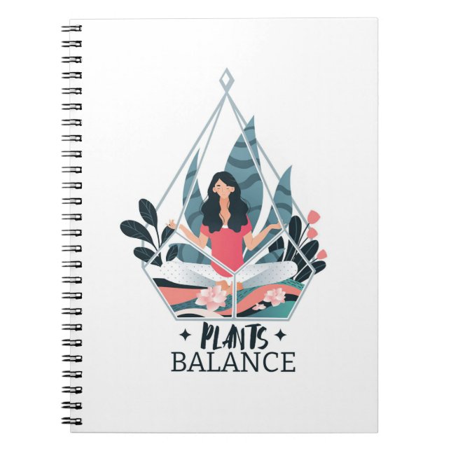 Plant Lover Plants Balance Notebook (Front)