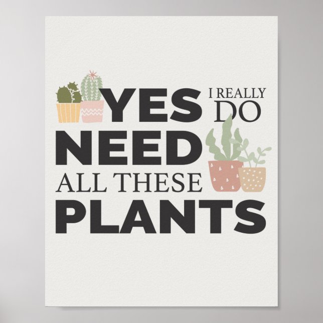 Plant lover poster (Front)
