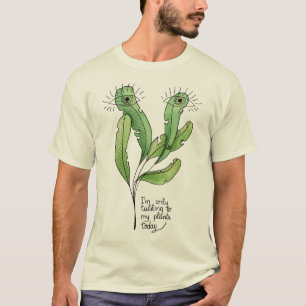Plant lover pun funny introvert gardener T-Shirt