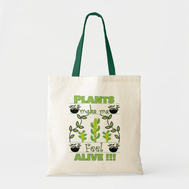 Plant Lover Tote Bag (Front)