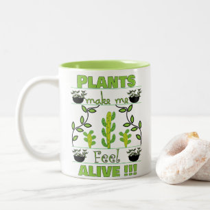 Plant Lover Two-Tone Coffee Mug