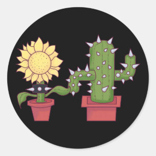 Plant Lovers Classic Round Sticker