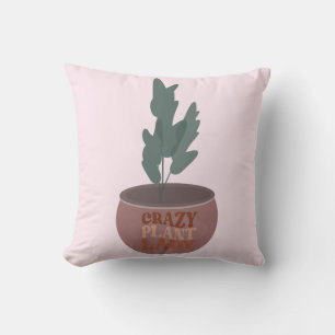 Plant Lovers Z House Plants Pink Cushion