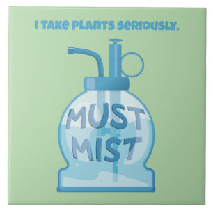 Plant mister misting pot plants ceramic tile