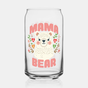 Plant Mom Cute Mothers Day Mum Life Can Glass
