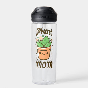 Plant Mom Cute Mothers Day Mum Life Water Bottle