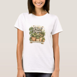Plant Mom Floral Botanical Lover Vintage T-Shirt
