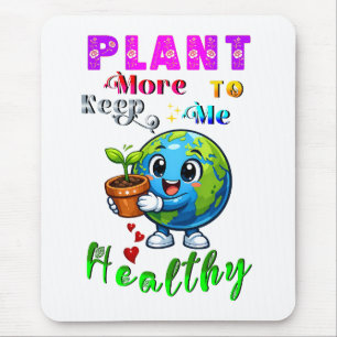 Plant More To Keep Me Healthy Mouse Pad