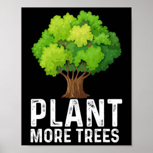 Plant More Trees Planting Trees Day Trees Lover Ea Poster