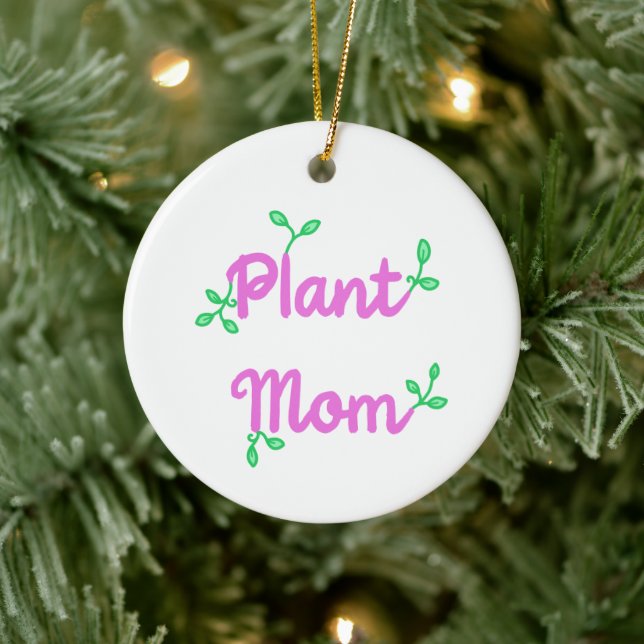Plant Mum Christmas Ornament (Tree)